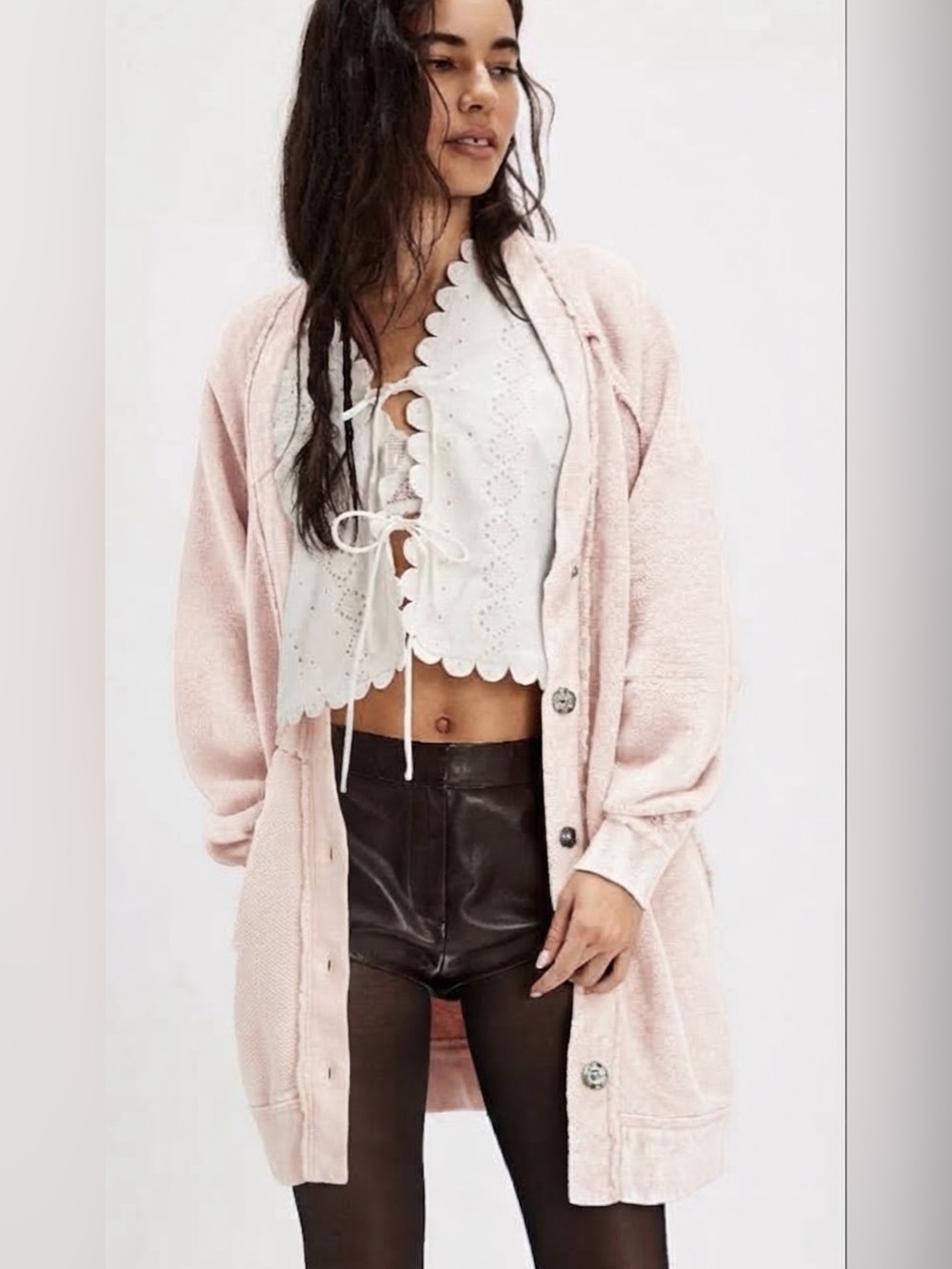 Free People We The Free Fresh Start Cardi Size S